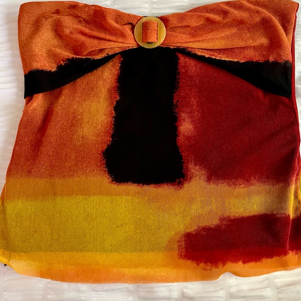 Vivienne Tam Vintage Mesh Strapless Top - Picture 8 of 11